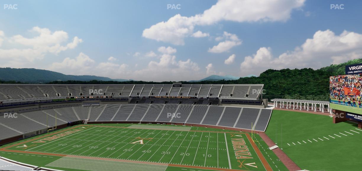 Scott Stadium - Section 504 Seat View