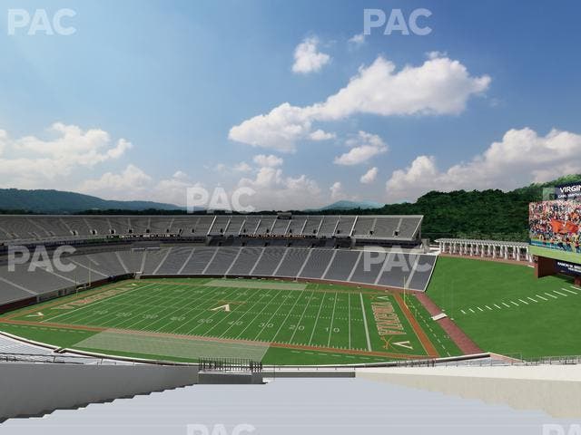 Scott Stadium - Section 504 Seat View