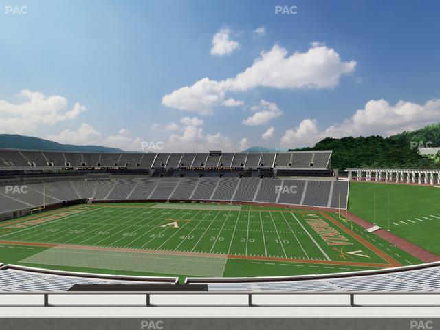 Scott Stadium - Section 505 Seat View