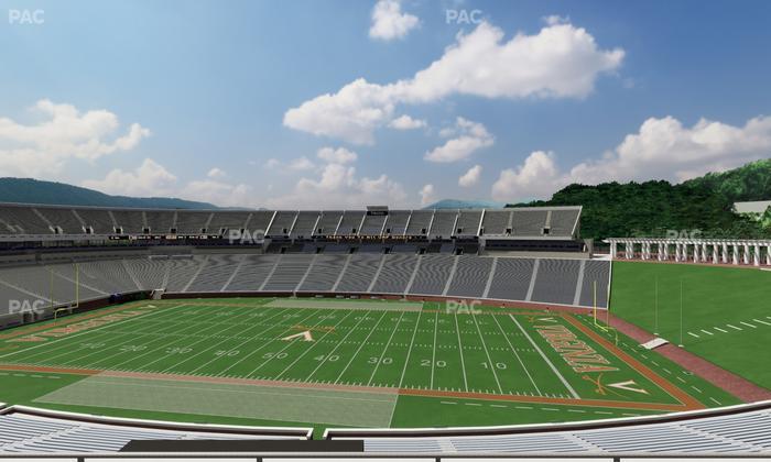 Scott Stadium - Section 505 Seat View