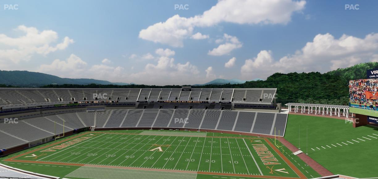 Scott Stadium - Section 505 Seat View