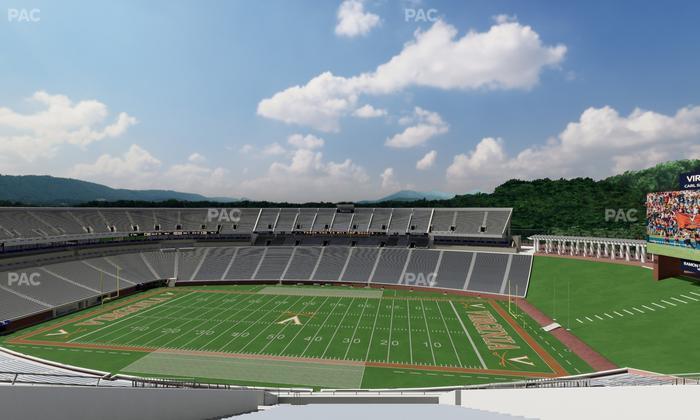 Scott Stadium - Section 505 Seat View