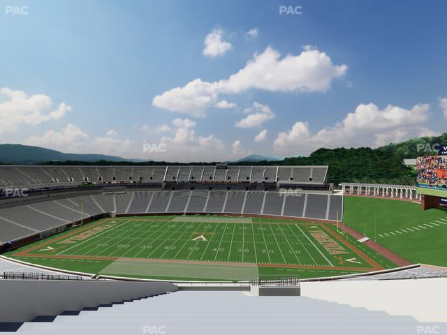 Scott Stadium - Section 506 Seat View Scott Stadium - Section 506 Seat View