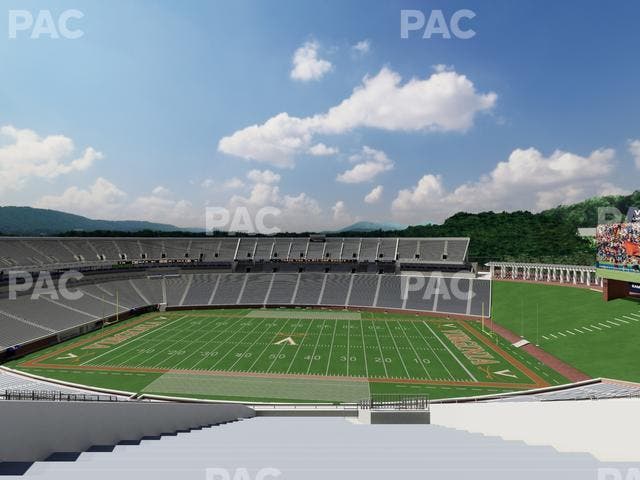 Scott Stadium - Section 506 Seat View