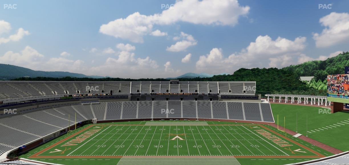 Scott Stadium - Section 507 Seat View