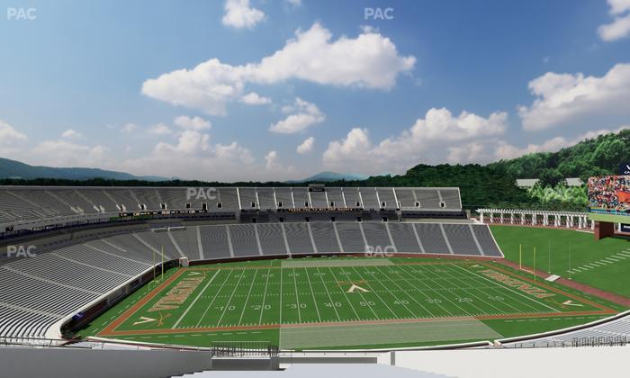 Scott Stadium - Section 508 Seat View