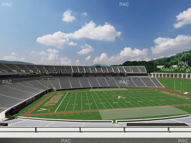 Scott Stadium - Section 509 Seat View