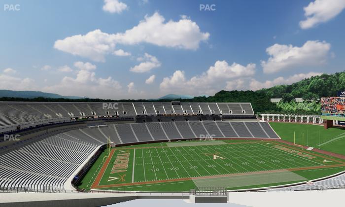 Scott Stadium - Section 510 Seat View