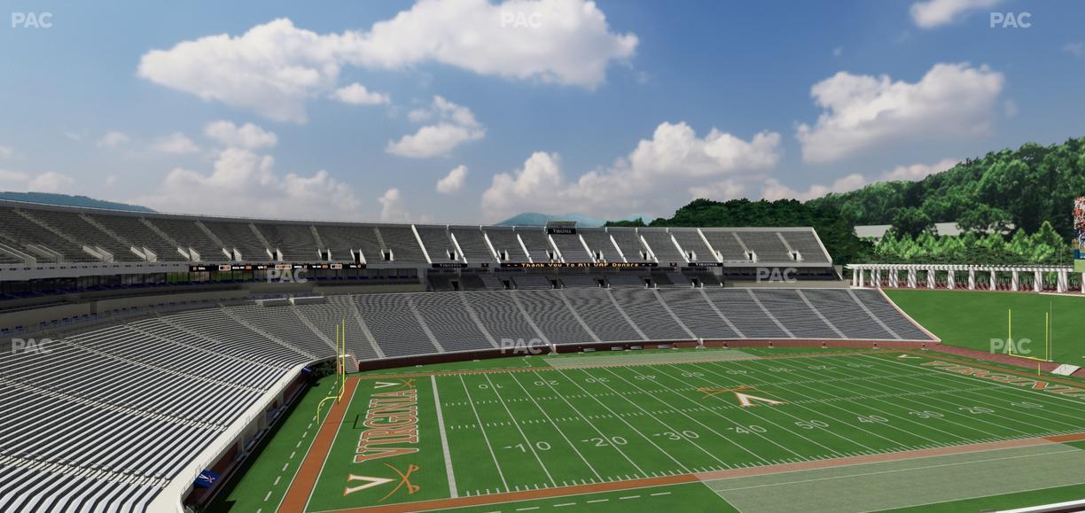Scott Stadium - Section 511 Seat View