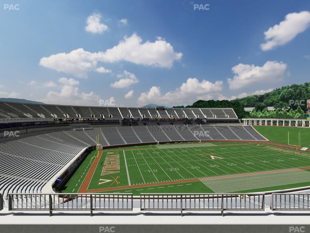 Scott Stadium - Section 511 Seat View