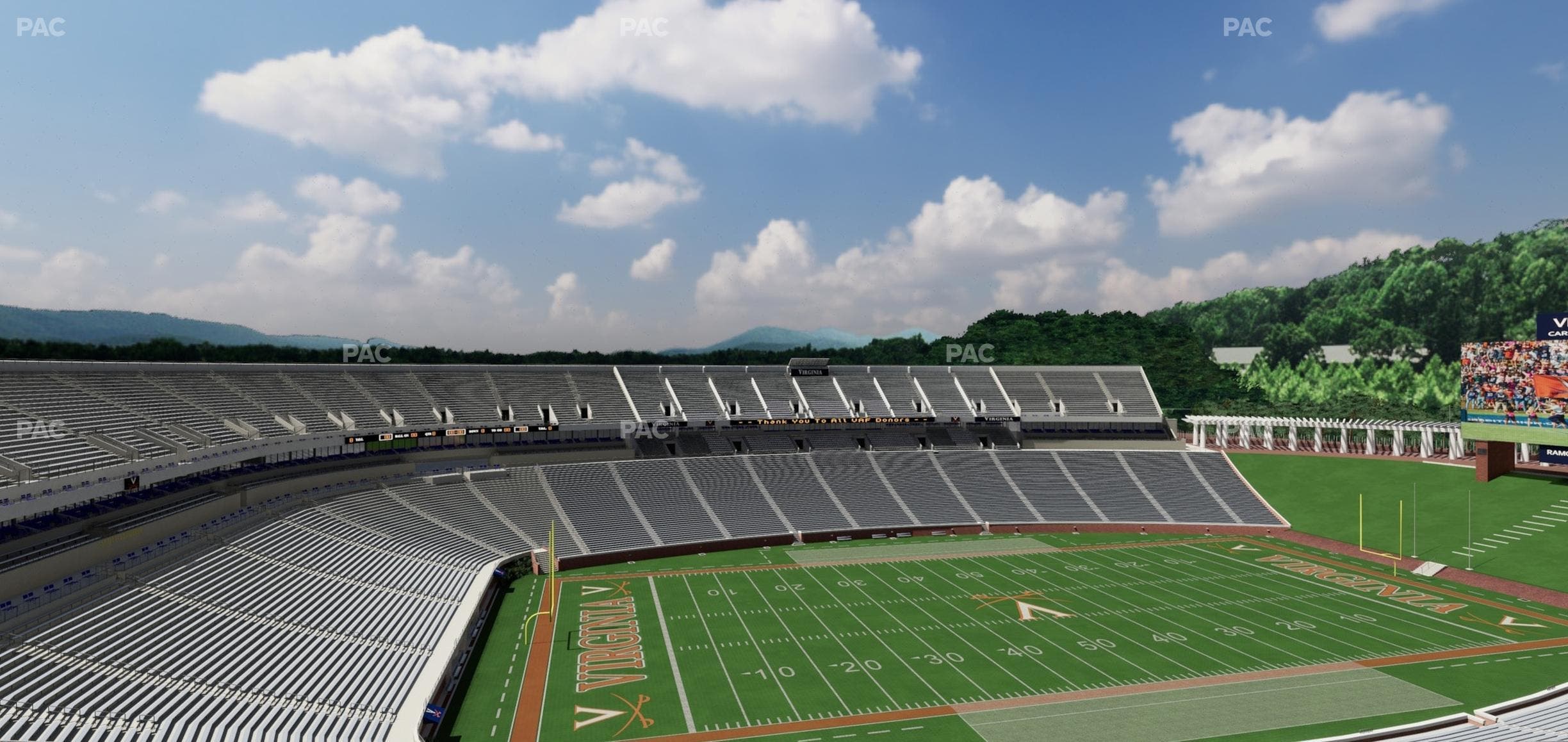 Scott Stadium - Section 511 Seat View