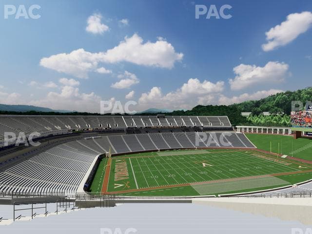 Scott Stadium - Section 511 Seat View