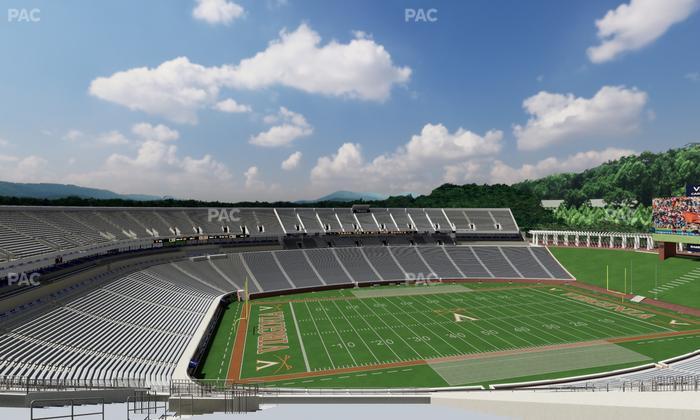 Scott Stadium - Section 511 Seat View