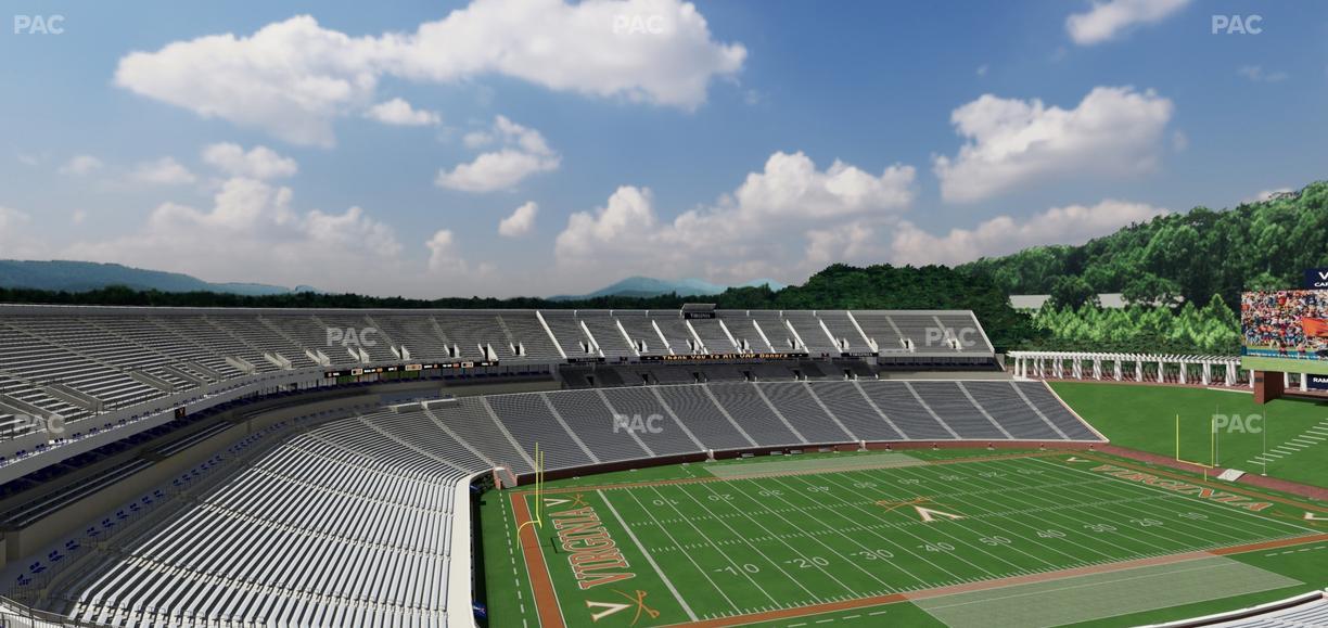 Scott Stadium - Section 512 Seat View