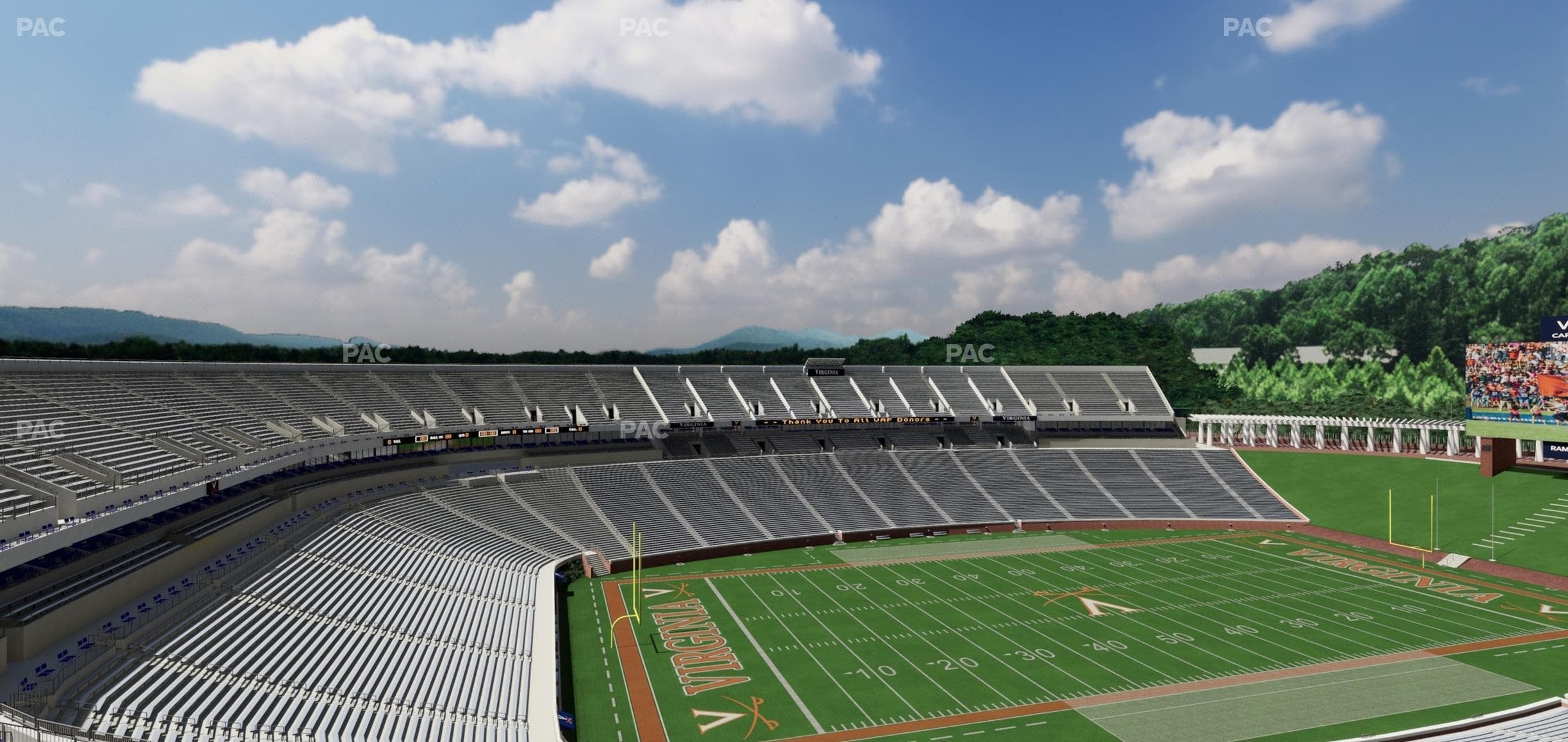 Scott Stadium - Section 512 Seat View