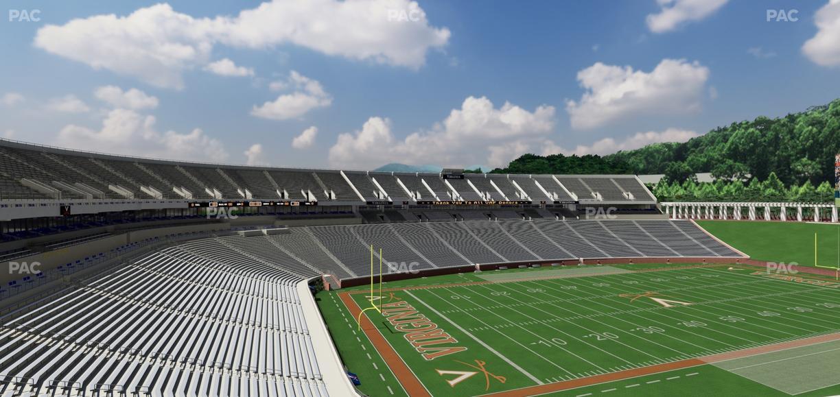 Scott Stadium - Section 513 Seat View