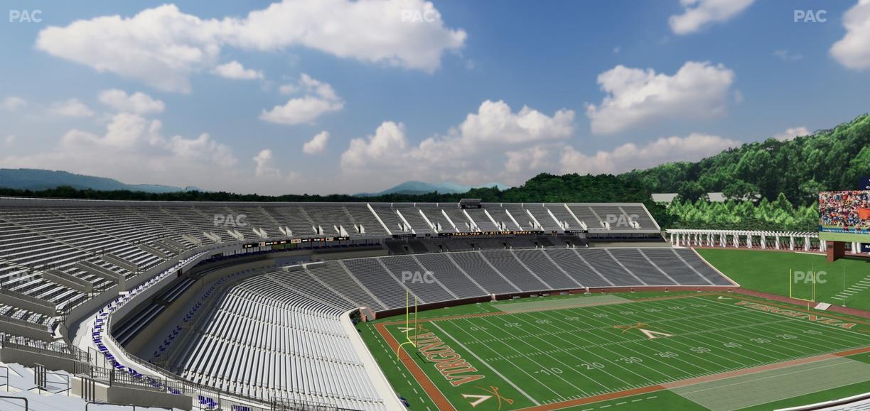Scott Stadium - Section 513 Seat View
