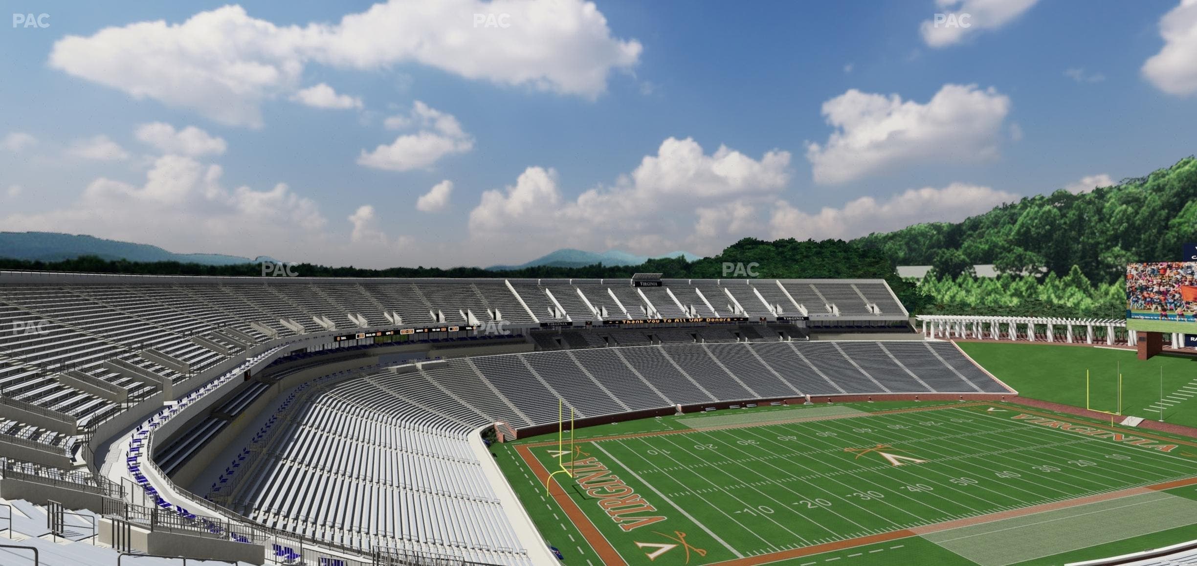 Scott Stadium - Section 513 Seat View