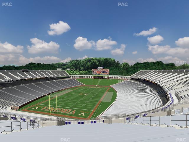 Scott Stadium - Section 517 Seat View Scott Stadium - Section 517 Seat View