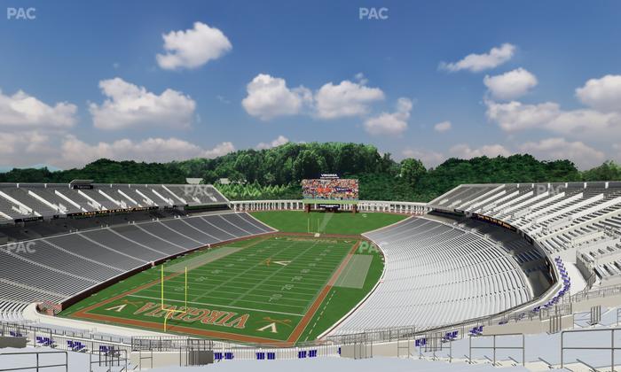 Scott Stadium - Section 517 Seat View