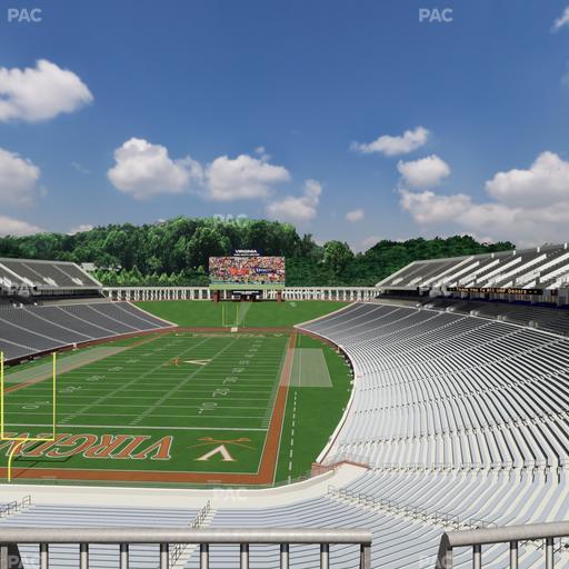 Scott Stadium - Section 518 Seat View