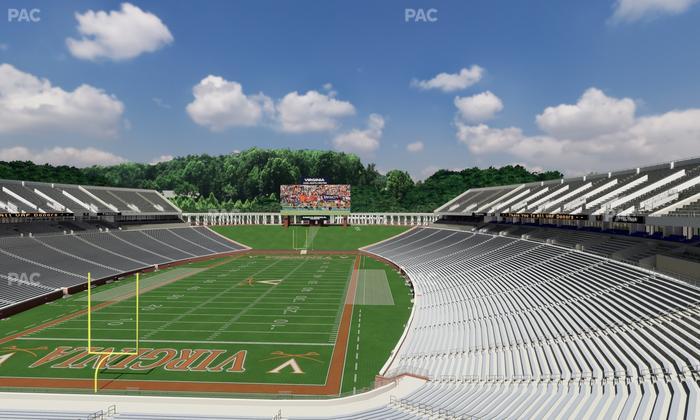 Scott Stadium - Section 518 Seat View