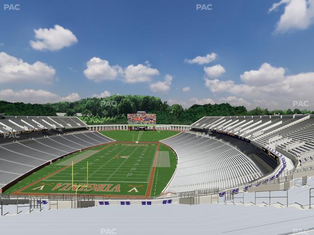 Scott Stadium - Section 518 Seat View Scott Stadium - Section 518 Seat View