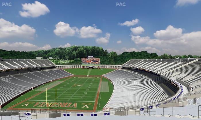 Scott Stadium - Section 518 Seat View