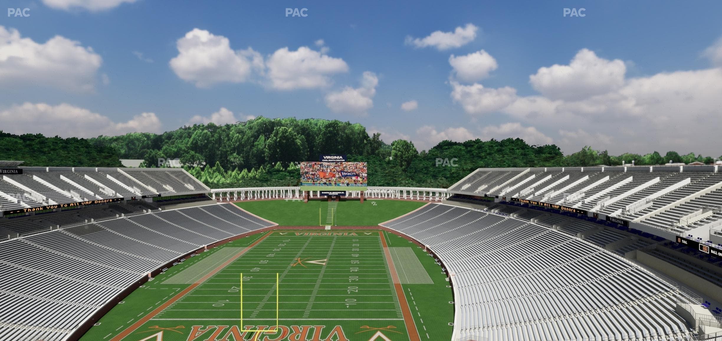 Scott Stadium - Section 519 Seat View