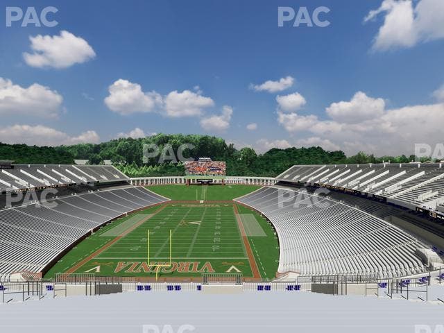Scott Stadium - Section 519 Seat View