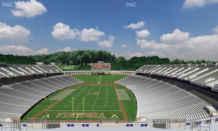 Scott Stadium - Section 519 Seat View