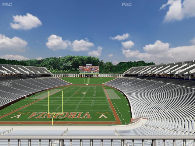Scott Stadium - Section 519 Seat View