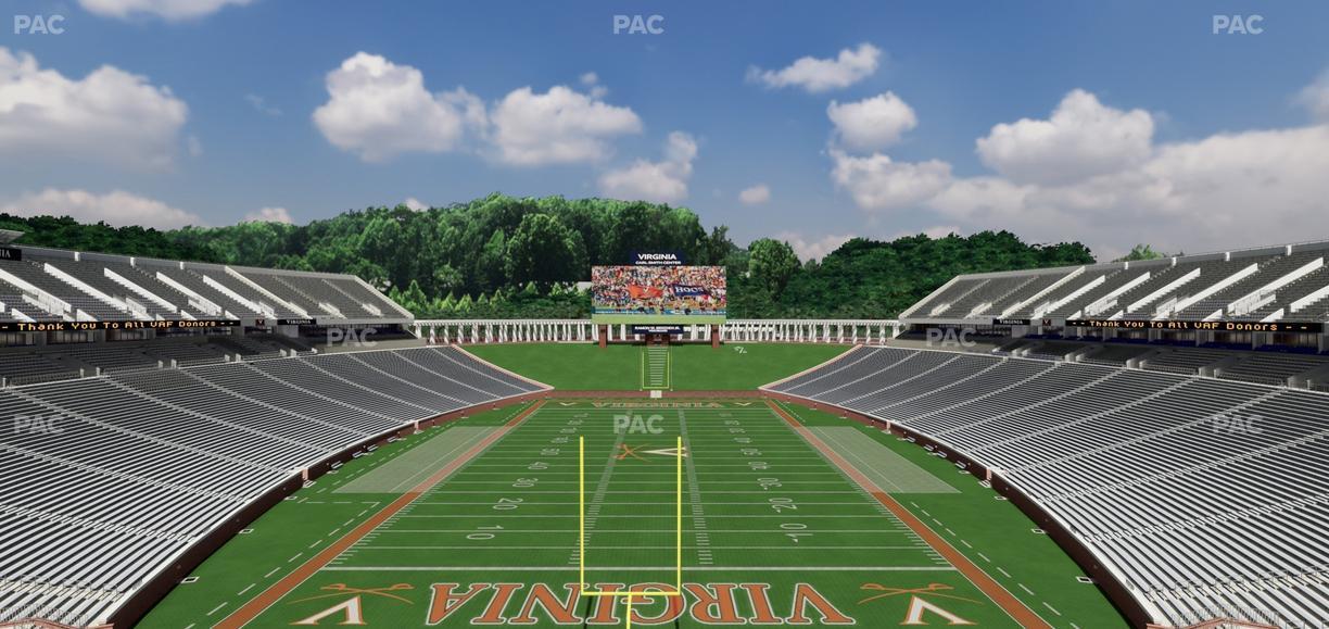 Scott Stadium - Section 520 Seat View