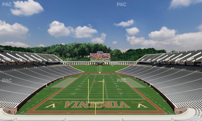 Scott Stadium - Section 520 Seat View
