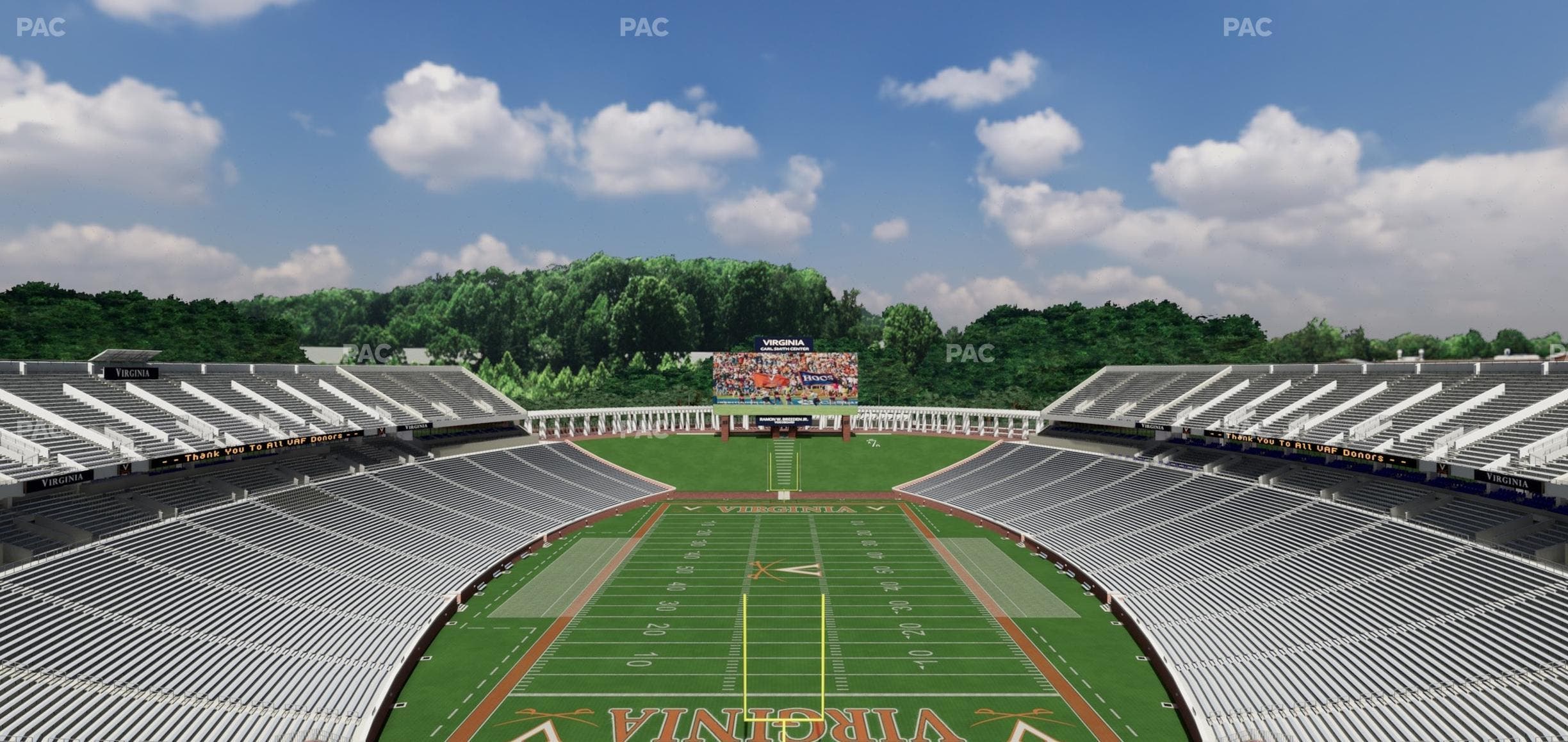 Scott Stadium - Section 520 Seat View