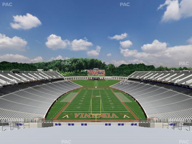 Scott Stadium - Section 520 Seat View Scott Stadium - Section 520 Seat View