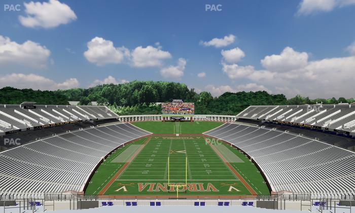 Scott Stadium - Section 520 Seat View