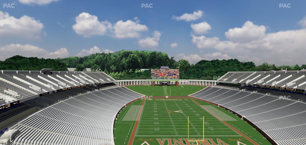 Scott Stadium - Section 521 Seat View
