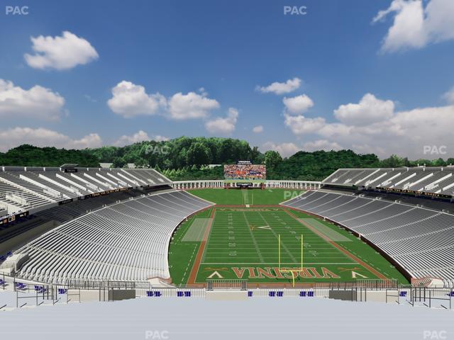 Scott Stadium - Section 521 Seat View Scott Stadium - Section 521 Seat View