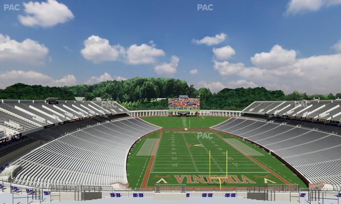 Scott Stadium - Section 521 Seat View