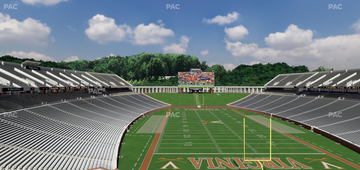 Scott Stadium - Section 521 Seat View