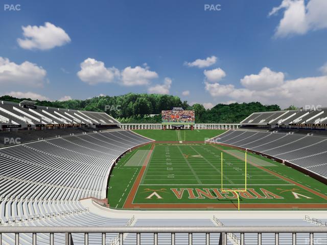 Scott Stadium - Section 521 Seat View