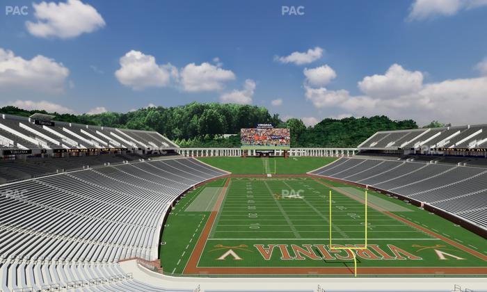 Scott Stadium - Section 521 Seat View