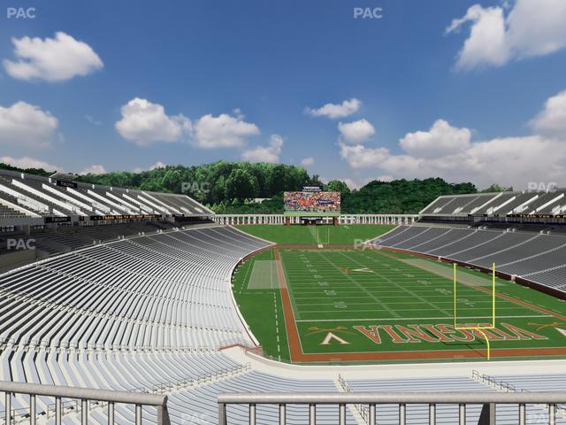 Scott Stadium - Section 522 Seat View