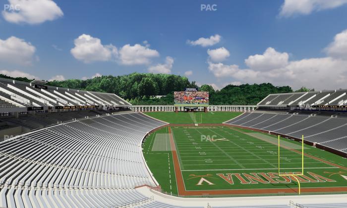 Scott Stadium - Section 522 Seat View