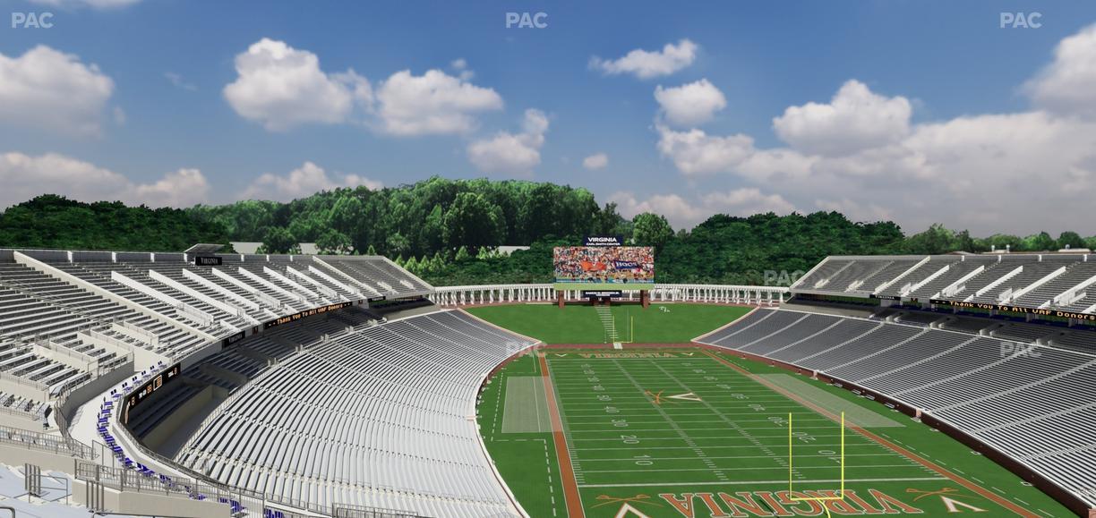 Scott Stadium - Section 522 Seat View