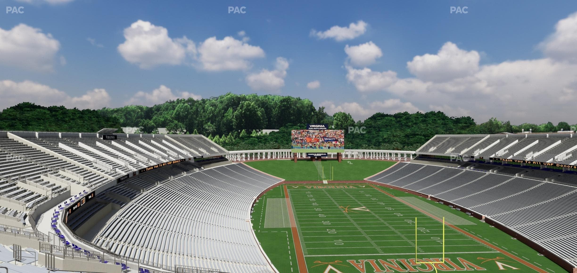 Scott Stadium - Section 522 Seat View