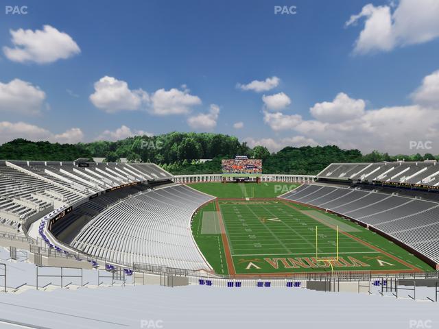 Scott Stadium - Section 522 Seat View Scott Stadium - Section 522 Seat View