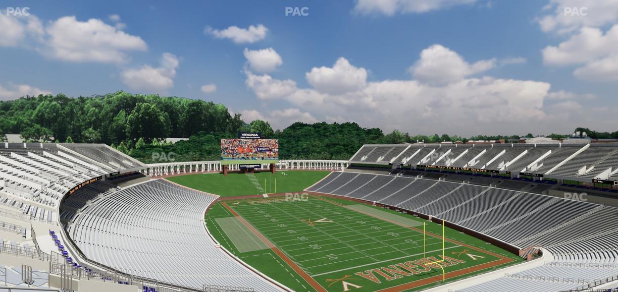 Scott Stadium - Section 524 Seat View