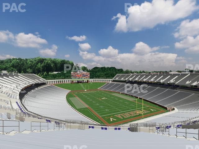 Scott Stadium - Section 524 Seat View
